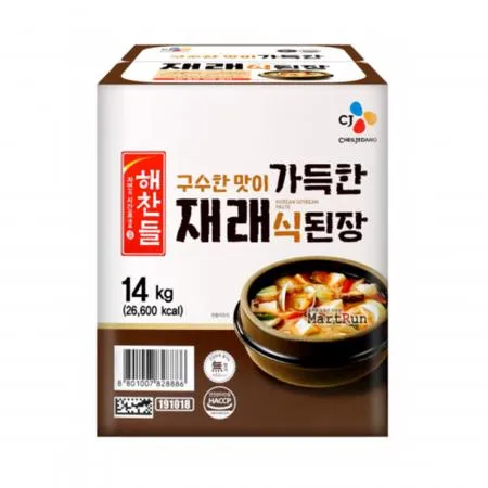 해찬들 가득한 재래 된장 14kg