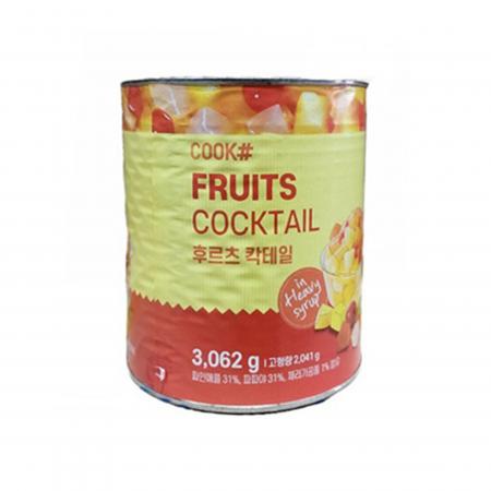 쿡샾 후르츠칵테일 3.062kg