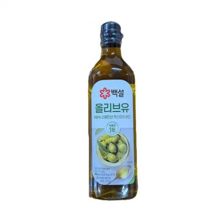 백설 압착 올리브유 900ml