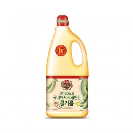 백설 콩기름 식용유 1.8L