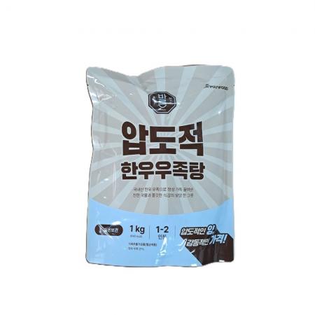 진한식품 바른 압도적 한우 우족탕 1kg - 최저가 사업자 식자재 | 식봄