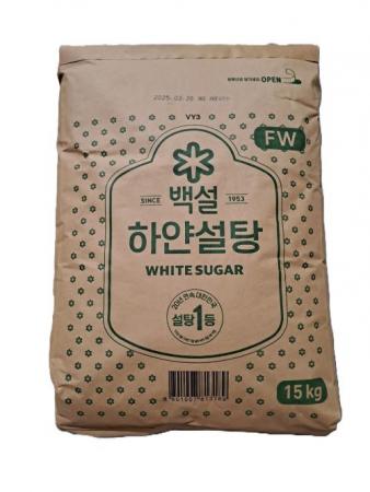 백설 하얀설탕 흰설탕 정백당 15kg