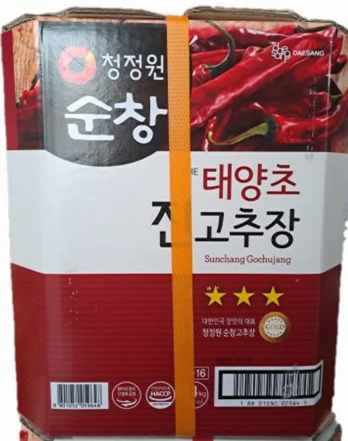 청정원 순창 THE 태양초 진 고추장 별셋 14kg 이미지