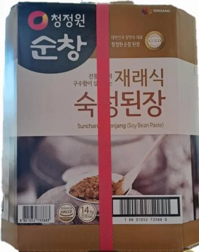 청정원 순창 재래식 숙성 된장 지함 14kg 이미지