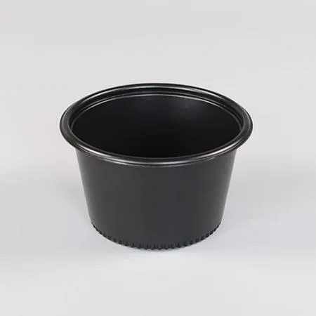 PP소스용기 세트(M-90B/검정/대/반투명뚜껑)-JT 이미지