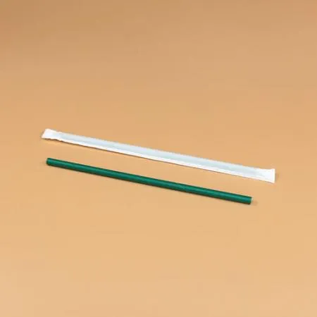 종이빨대(7Øx210/개별포장_진녹색) 이미지