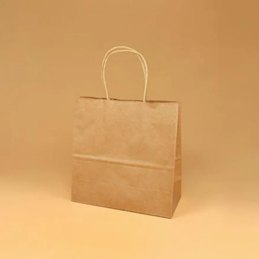 종이쇼핑백_신형1호(크라프트/무지) 이미지