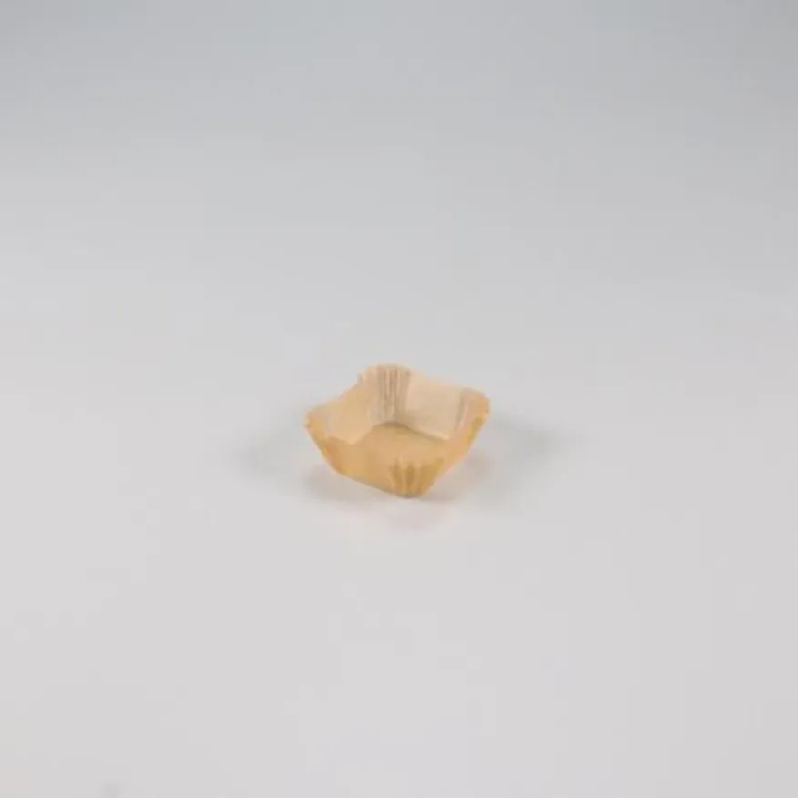 사각머핀컵(45mm/브라운) 두바이쫀득쿠키 잡쌀 과일 모찌 유산지 포장지 이미지