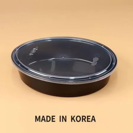 사출파스타덮밥용기 세트(1000ml/검정) 이미지
