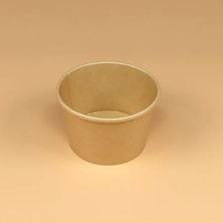 크라프트 컵용기 세트(280ml/97mm/반투명뚜껑)_[품절_09/03~09/09_09/10부터 순차출고가능 이미지