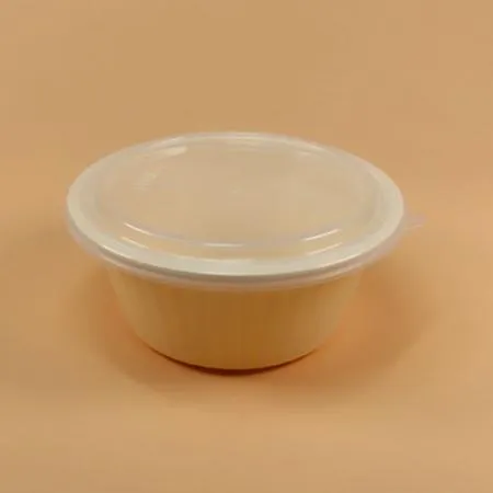 사출 중화면 용기 세트(대/베이지/반투명뚜껑) 이미지