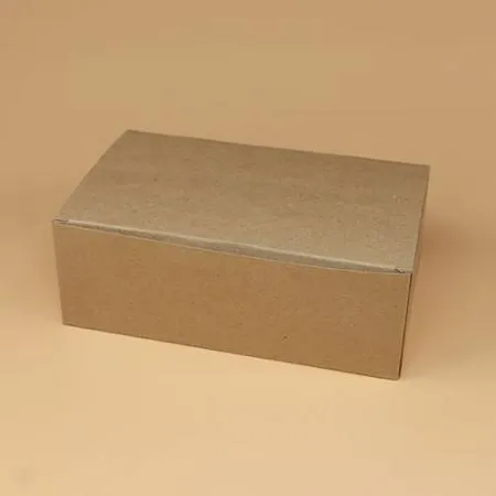 치킨박스(대-크라프트)  300gsm 고평량원지사용 탕수육 튀김 후라이드 KP 상자 이미지