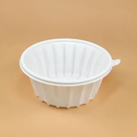 냉면용기 세트(195파이/대/백색/반투명뚜껑/OK) 이미지