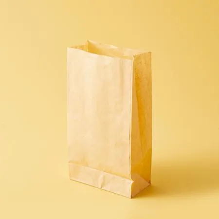 [소량] 내유 종이봉투-1호(무지/크라프트)_100매 국산종이사용 KP 각대 붕어빵 선물포장 튀김 핫도그 도넛 꽈베기 호떡 포장봉투