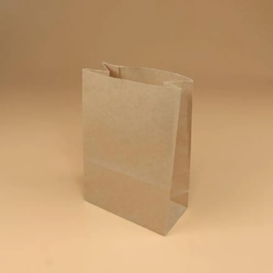 내유종이봉투(미니/크라프트) 국산종이사용 KP 각대 붕어빵 선물포장 튀김 핫도그 도넛 꽈베기 호떡 포장봉투 이미지