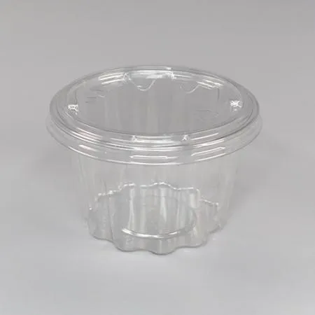 빙수 용기 세트(M-125B/평뚜껑/580cc) 이미지