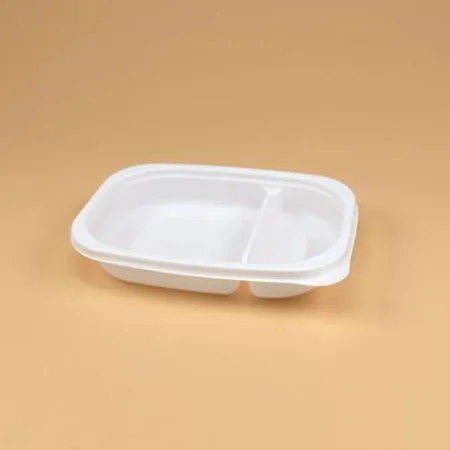 2칸반찬용기 세트(백색/2002-2A) 이미지