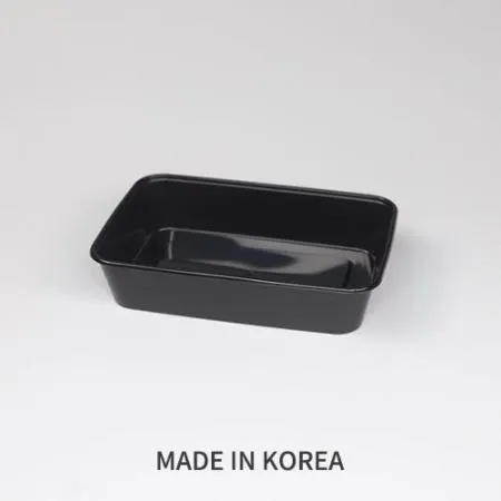고강도 사각죽용기 세트(B-500/검정/사출)-KH 이미지
