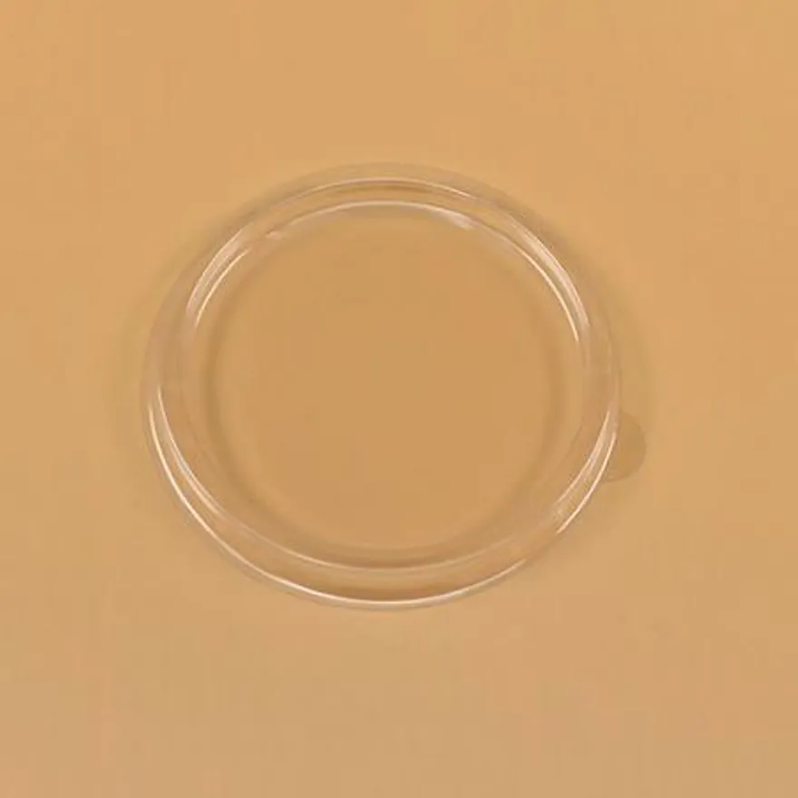 종이용기 소스용기 세트(크라프트/투명뚜껑/60ml/2온스) 이미지