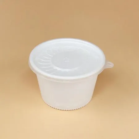 PP국용기 105파이 용기 세트(M-105C/백색/대)-JT 이미지