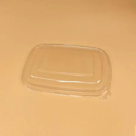 펄프용기 사각트레이 세트(OK-900-2/투명뚜껑) 이미지