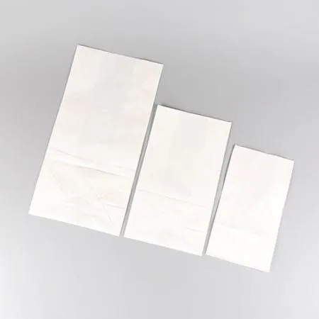 종이봉투(백색/대) 국산종이사용 노루지 각대 붕어빵 선물포장 튀김 핫도그 도넛 꽈베기 호떡 포장봉투 이미지