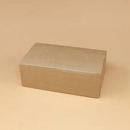 치킨박스(중-크라프트) 300gsm 고평량원지사용 탕수육 튀김 후라이드 KP 상자 이미지