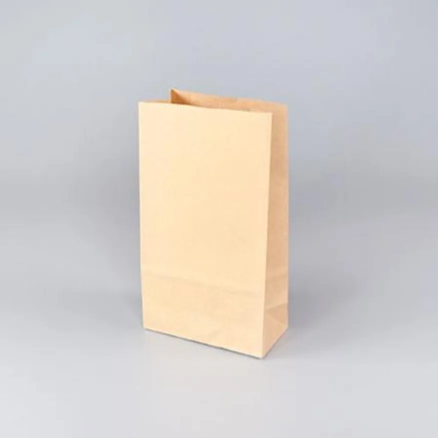 종이봉투(KP/소)-국산종이사용 KP 각대 붕어빵 선물포장 튀김 핫도그 도넛 꽈베기 호떡 포장봉투 이미지