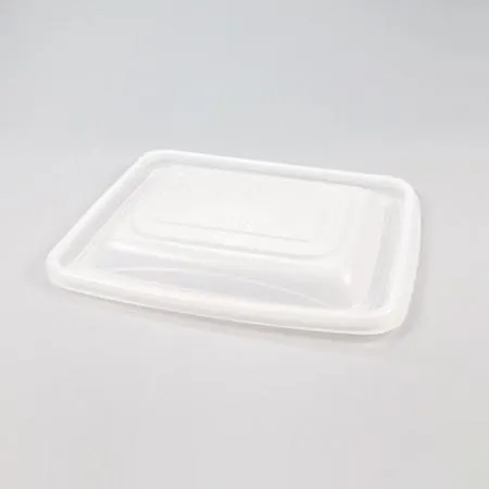 사각찜용기 세트(M-2327A/소/백색/반투명뚜껑)-JT 이미지
