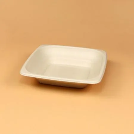 펄프용기 정사각트레이 세트(OK-02P-16/투명뚜껑) 이미지