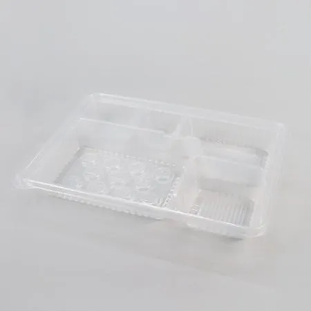 돈까스 도시락용기 세트 (M-2129-5A/반투명+반투명뚜껑)-JT 이미지
