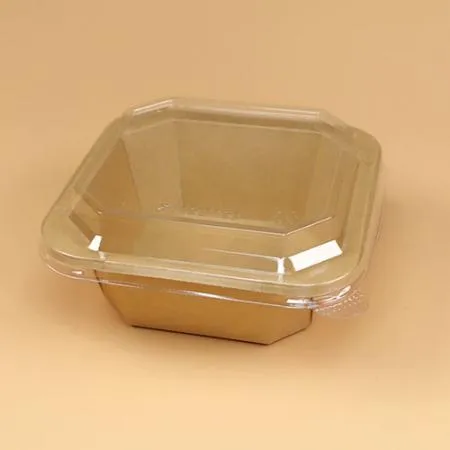 종이용기 세트(정사각-크라프트/S750) 이미지