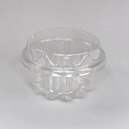 빙수 용기 세트(M-125A/돔뚜껑/400cc) 이미지