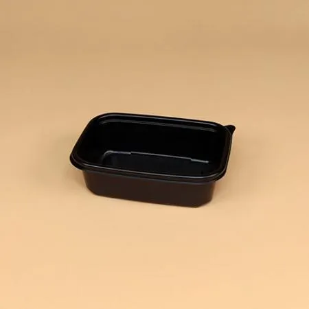 사각반죽용기 세트(M-1014B/검정/투명뚜껑) 이미지