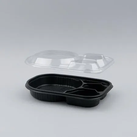 도시락세트(A-36/4칸/흑볼) 이미지