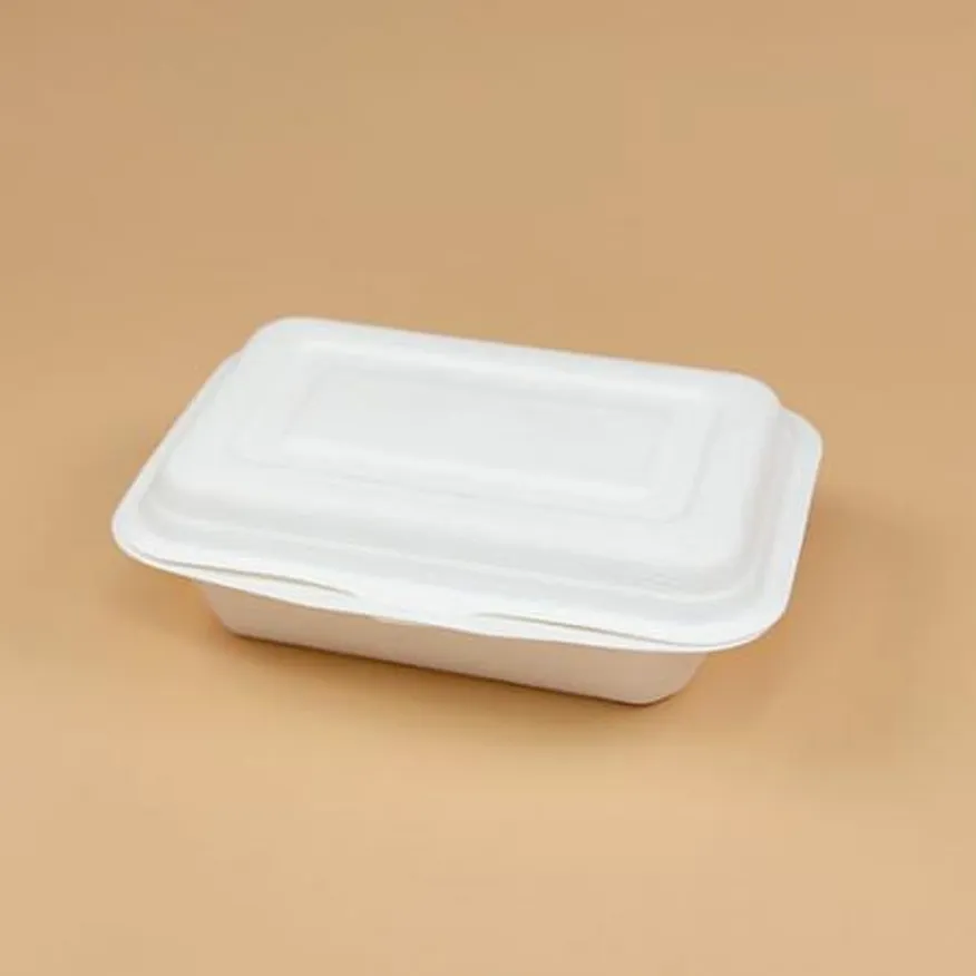 펄프용기 펄프도시락(450/백색) 이미지