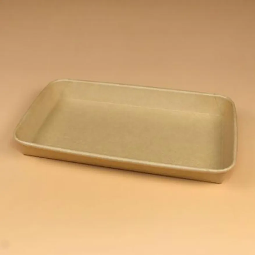 종이용기 초밥트레이 세트(크라프트/07/투명뚜껑) 이미지