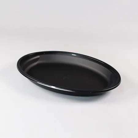 타원형 접시(275/검정)-KH 이미지