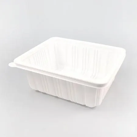 사각찜용기 세트(M-1923C/특대/백색/반투명뚜껑)-JT 이미지