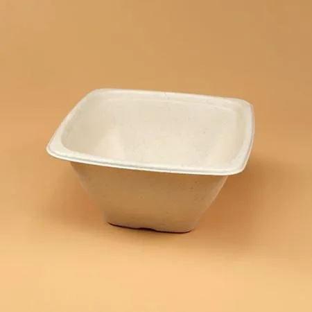 펄프용기 정사각트레이 세트(OK-02P-42/투명뚜껑) 이미지