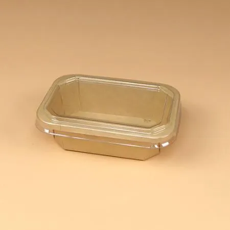 종이실링용기 팔각직사각(크라프트/005)