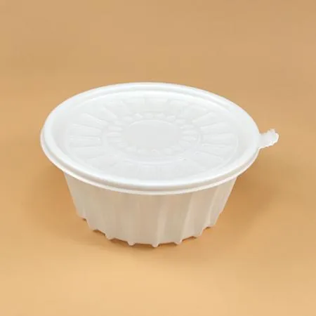 냉면용기 세트(195파이/대/백색/반투명뚜껑/OK) 이미지