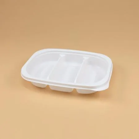 3칸반찬용기 세트(백색/2002-3) 이미지