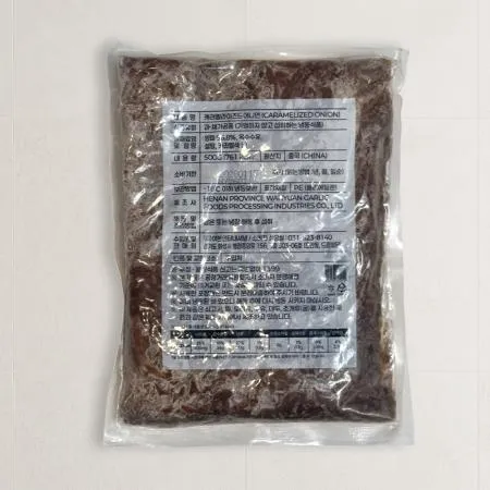 냉동 캐러멜라이즈드 어니언 볶은양파 500g + 드라이아이스 2개
