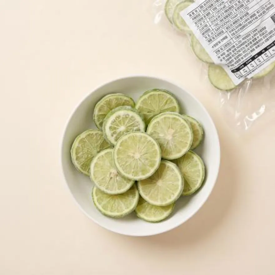 냉동 라임 슬라이스 컷팅 1kg (200g x 5ea) 이미지