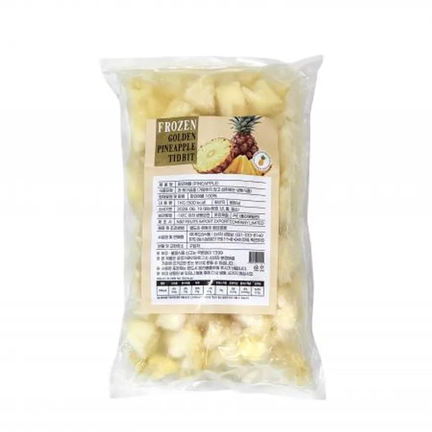 냉동 파인애플 다이스 1kg + 드라이아이스 2개 이미지