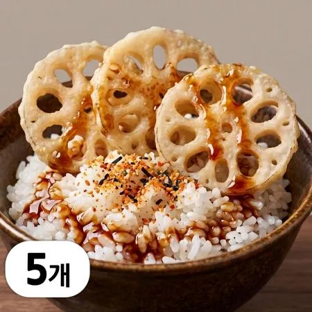 냉동 바삭한 연근튀김 5kg (1kg x 5봉)