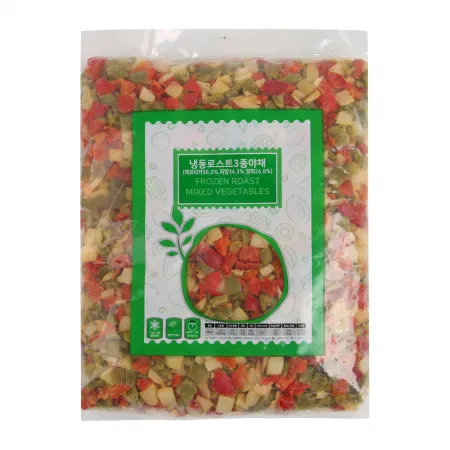 산들네이처 냉동 로스트 3종 야채 5kg (1kg x 5봉) 이미지