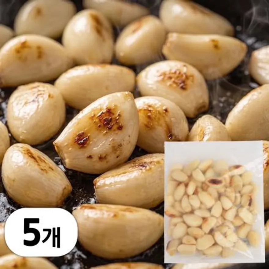 굽맨 냉동 구운 통마늘 1kg (200g x 5봉) 이미지