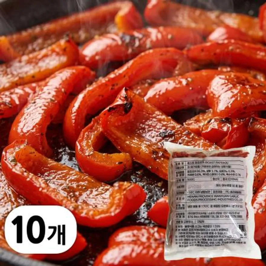굽맨 냉동 로스트 구운 파프리카 5kg (500g x 10봉) 이미지